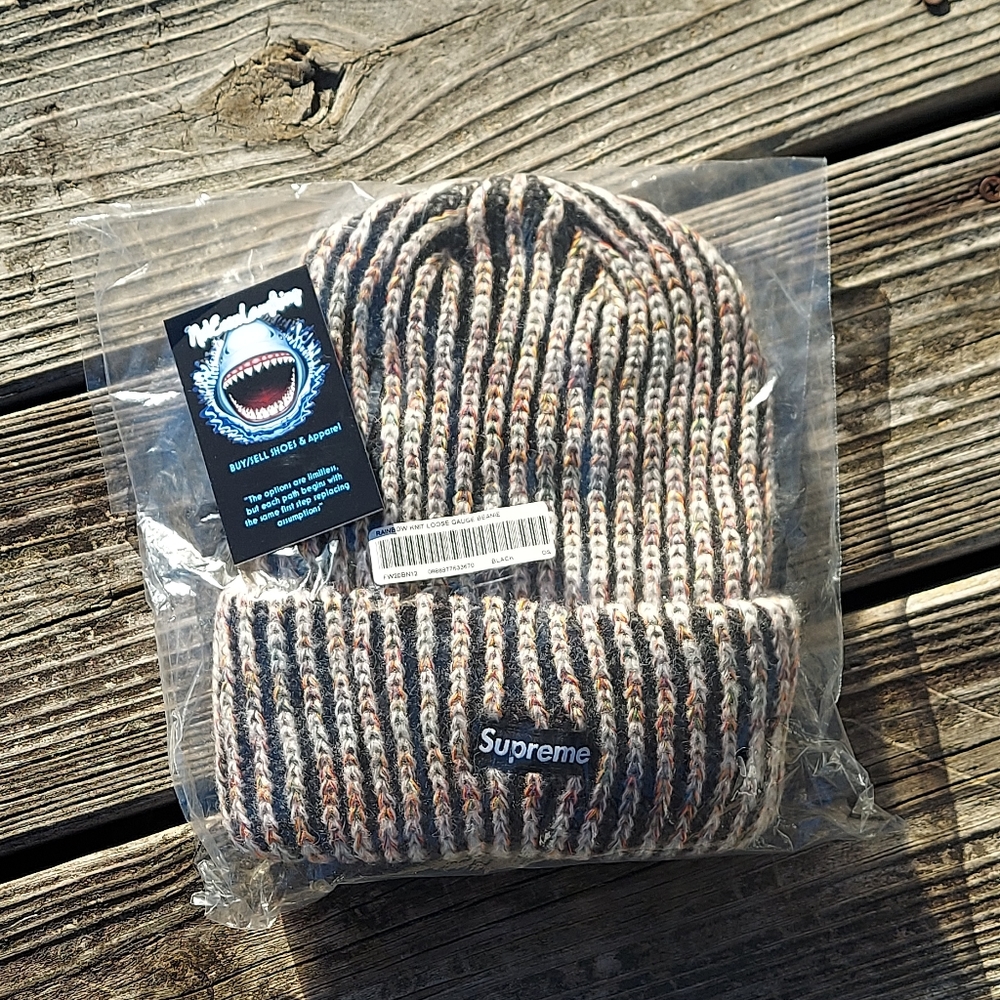 Supreme Rainbow Knit hat